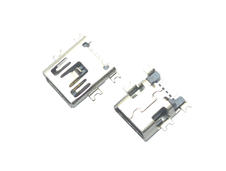 MINI USB 5P SMT B型沉板式